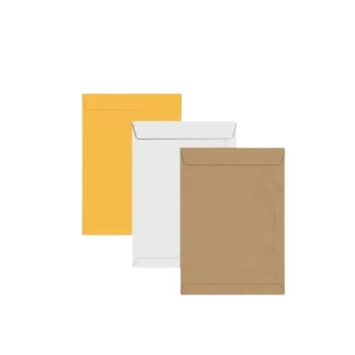 ENVELOPE SACO 24X34 OURO/BRANCO/KRAFT