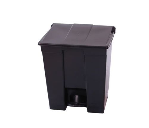 Lixeira Plástica Pedal 30L Preto/CINZA / BRANCO Bralimpia