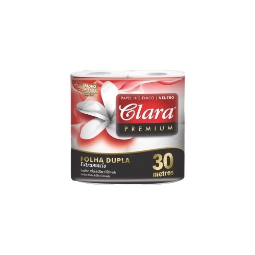 PAPEL HIGIENICO CLARA FD 4X1 PREMIUM 30MT