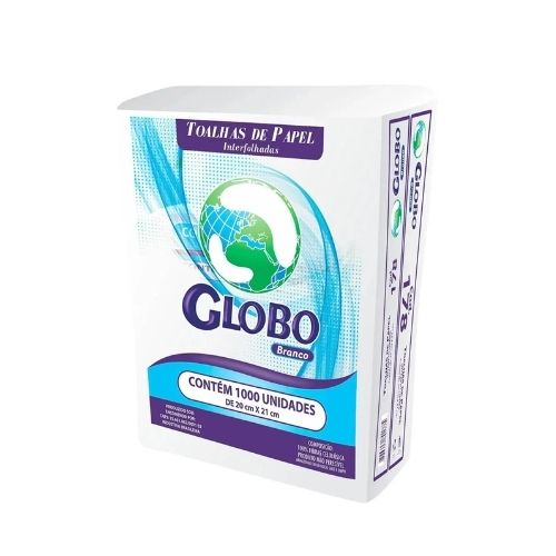 PAPEL TOALHA 100% CELU 20X21 GLOBO 1516