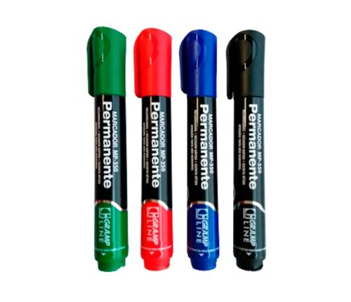 Pincel Marcador Perm Vermelho MP350 REC