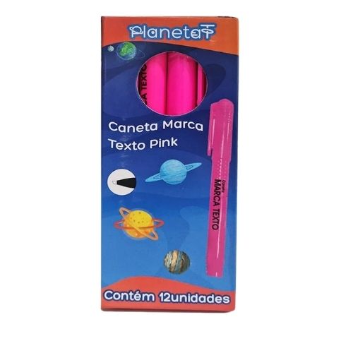 PINCEL MARCA TEXTO PLANETAT ROSA