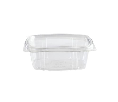 Pote 12oz Ret Transparente com Tampa Sello Plus 355ml